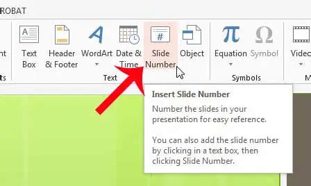 How To Insert Slide Numbers In Powerpoint 2013 Solveyourtech