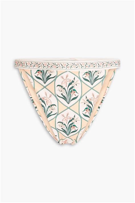 Agua By Agua Bendita Lluvia Floral Print Bikini Briefs The Outnet