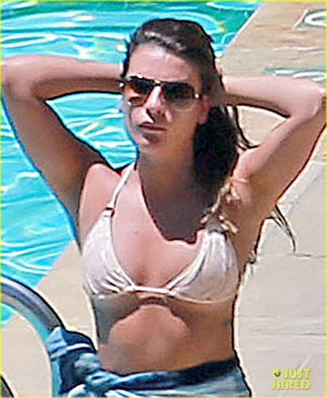 Lea Michele Bares Bikini Body Shares PDA With Matthew Paetz Photo