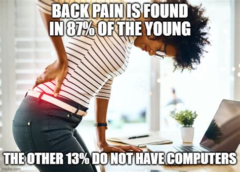 Lower back pain - Imgflip