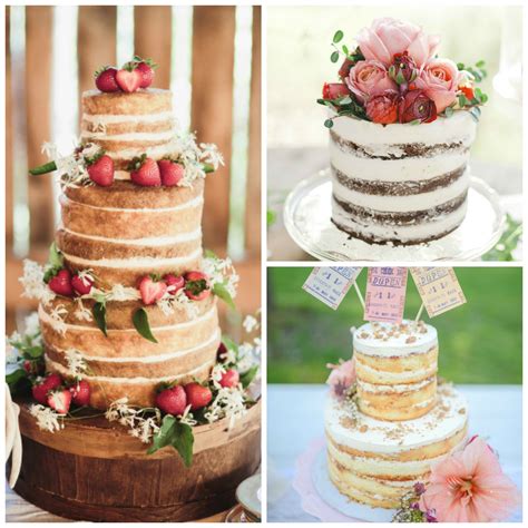 La moda de los naked cake ya sabes qué son GuiaCatering