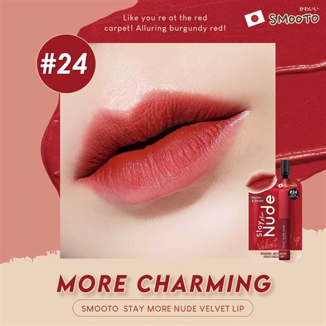Smooto Stay More Nude Velvet Lip สมทโตะ สเตย มอร นด เวลเวท ลป 2