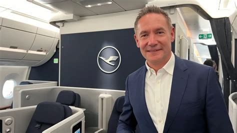 Lufthansa Ceo Addresses Flynet Issue Onboard New A With Allegris