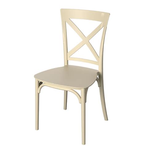 Cadeira em Polipropileno Cross Nude FORTE PLÁSTICO REF Tupan Maceió AL