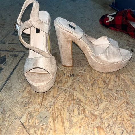 Shoes Vices Nude Platform Sandals Size 36 Poshmark