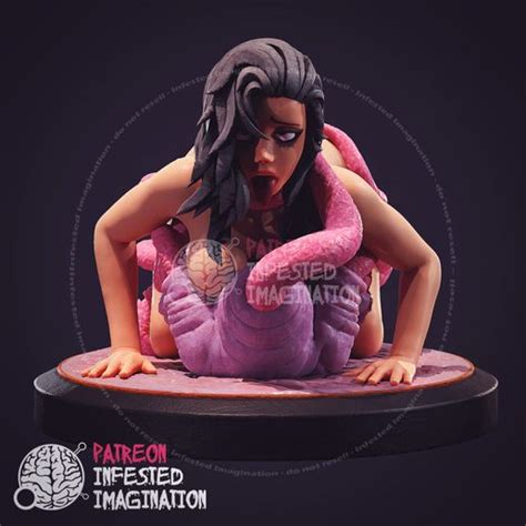 Worm Hentai 3D Printable Sculpture STL File For 3D PrintingCults
