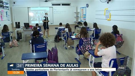 Escolas particulares de Florianópolis começam o ano letivo | Vídeos ...