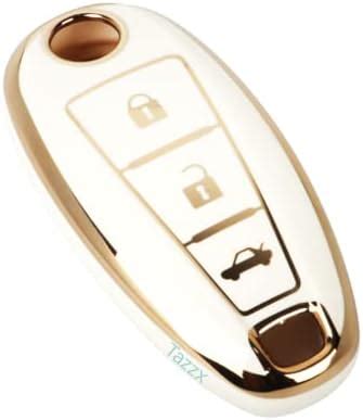 TAZZX Double TPU Material Key Cover Key Shell Compatible With Maruti