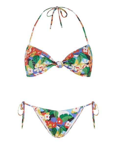 Bikini Bandeau Amazonia Tie Multicolor Robin Collection Robin