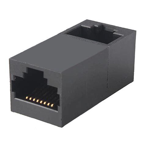 90 Degree RJ45 Female Adapter / Rj45 Adapter Female To Female Straight ...