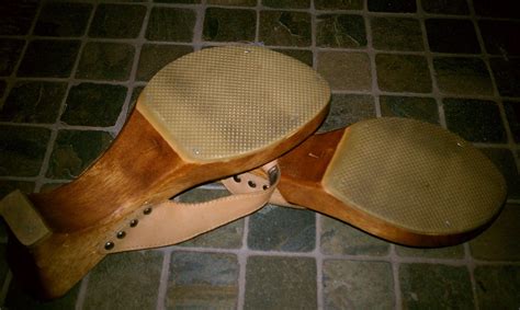 Vintage Candies Wooden Clog Shoessandals Size 7