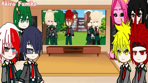 Class A React To Isn T She Lesbian Meme Trend BakuDeku TogaRaka YouTube