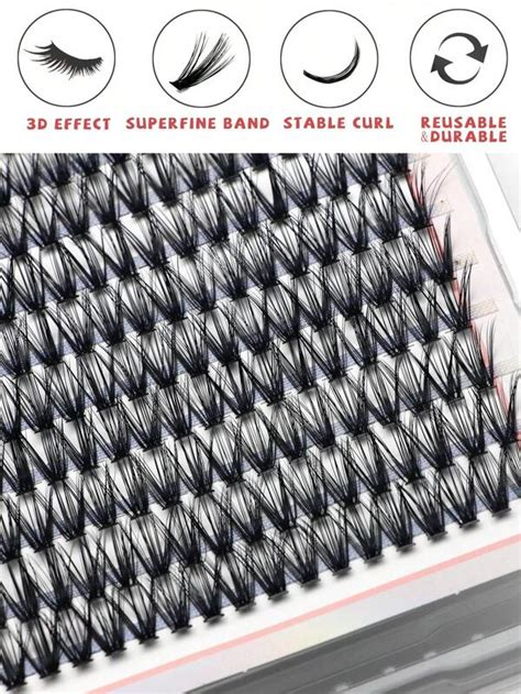 200pcs Lash Cluster 30d D Curl Fluffy Cluster Lashes 9 16mm Individual