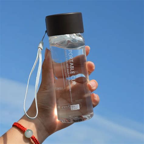 300ML Plastic Water Bottle Mini Cute For Children Kids Portable Leakproof Small Bpa Free Drink ...