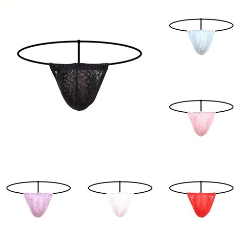 Kalesony Nylonowe etui Sexy T Back stringi Bielizna 1x Bikini Stringi Męskie Shopee Polska