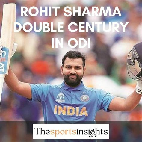 Legendary Rohit Sharma double century in ODI list 2023