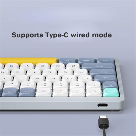 Feker Yk Low Profile Mechanical Keyboard Hot Swappable Bluetooth Wireless Tri Mode For Windows