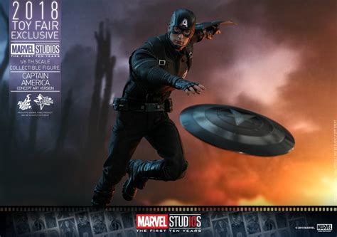 Hot Toys Marvel Studios The First Ten Years Captain America Concept Art Version Figures