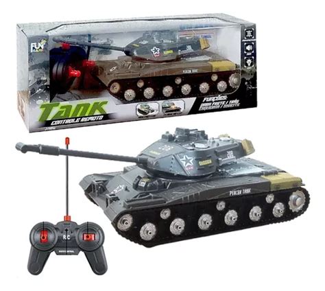 Tanque De Guerra Con Control Remoto Para Ni Os Con Luces Y Sonido