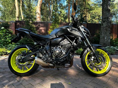 Купить б у Yamaha MT 07 FZ 07 инжектор 6 передач в Москве серый naked bike 2018 года на Авто