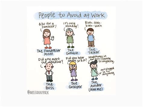 people  avoid  work work avoid people