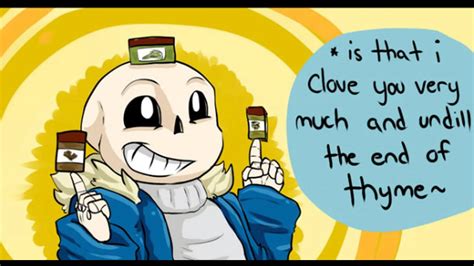 Thyme To Spice Things Up [Undertale Comic Dub] - YouTube