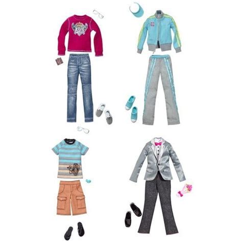 Barbie Ken Fashion Outfit Set with Accessories (Styles May Vary ...