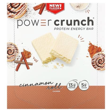 Bnrg Power Crunch Protein Energy Bar Cinnamon Roll 12 Bars 14 Oz 40 G Each 12 Count Qfc