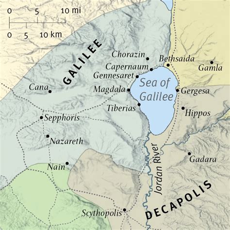 Jesus Ministry In Galilee Luke