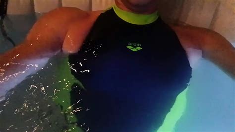 Sissy On Sexy Arena One Piece Swimsuit Get Wet Shemale Pantyhose Porn XHamster