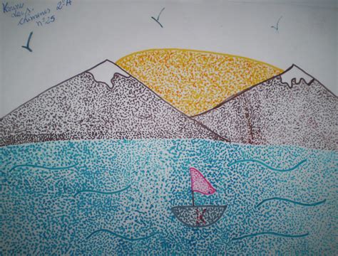 Desenhos De Pontilhismo Simples - ARTES: Pontilhismo