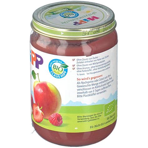 Hipp Erdbeere Mit Himbeere In Apfel Ab Dem Monat G Shop Apotheke