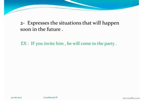 conditional  grammar guide english esl powerpoints