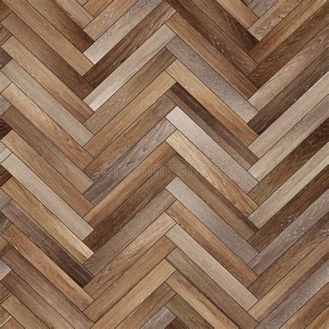 Seamless Wood Parquet Texture Herringbone Various Stock Illustration