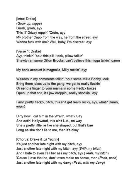 Drake Lyrics | PDF