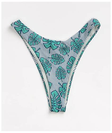 Santa Cruz Other Dot Monstera Rib High Leg Bikini Bottom Mall Of America