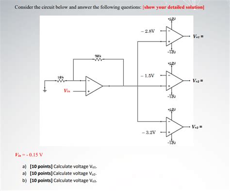 Solved Consider the circuit below and answer the following | Chegg.com