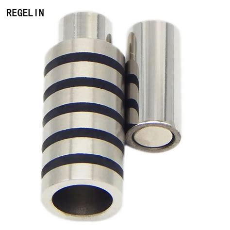 Regtamanho 4 5 6mm Fecho Magn Tico 2 Pe As De Furo Forte Para Pulseira