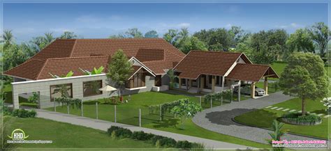 Luxury Bungalow Exterior Design Kerala Home Design And Floor Plans