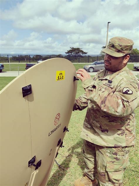 Th Expeditionary Signal Battalion Rides Ahead Of Tropical Storm U S