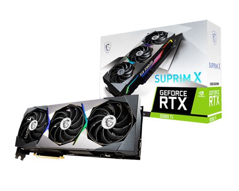 Specification GeForce RTX™ 3080 Ti SUPRIM X 12G | 微星科技