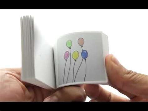 Happy Birthday Flipbook Youtube Happy Birthday Book Flip Books Diy