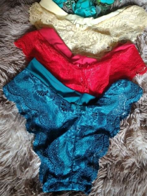 Kit Calcinha Sensual Lingerie Sexy Renda Luxo Cores V Riada Lingerie Feminina Zilook Nunca