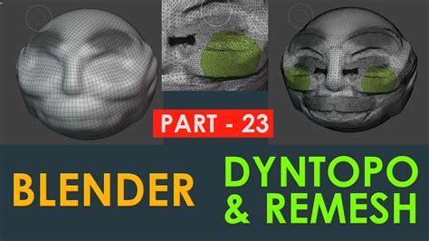 Dyntopo Remesh Digital Sculpting Basics Tutorial In Blender Part