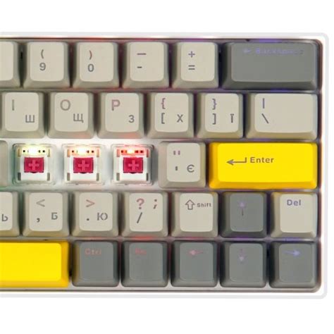 Клавіатура Epomaker EP64 Mulan Switch Hot Swap RGB White EP64 W M купити в інтернет магазині