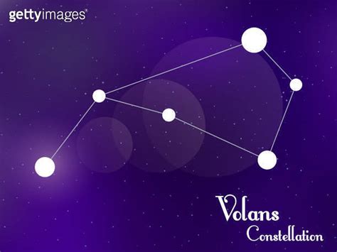 Volans Constellation Starry Night Sky Cluster Of Stars Galaxy Deep