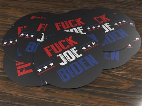 Fuck Joe Biden Stickers Pack Etsy