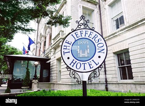 Richmond Va Usa 05 16 2022 Exterior Of The Historic Jefferson Hotel In Downtown Richmond