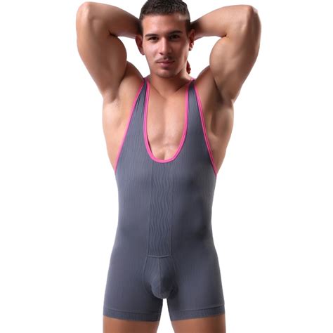Sexy One Piece Mens Lingerie Leotard Bodysuit Romper Underwear Clubwear Playsuit Shopee