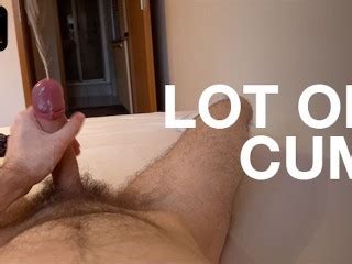 POV Hot Guy Jerking Off Moans And Cum On Hairy Body Pornhub Gay
